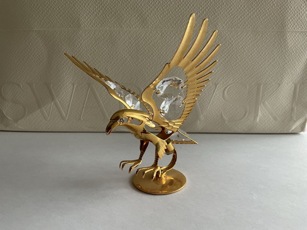 Statuette: Gold Kristall Figur Adler – Nuovo (secondo la descrizione) da Oberglatt ZH venduto da Multimix 1