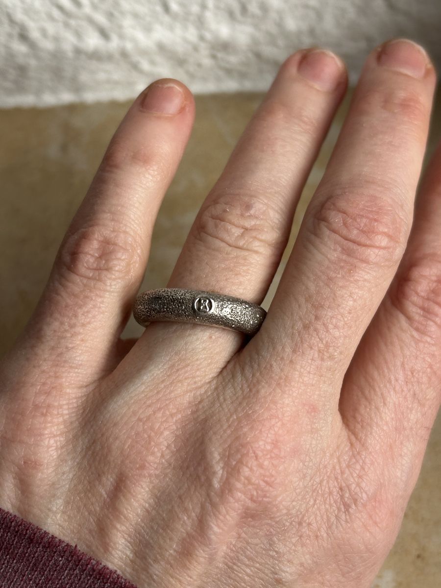 Bagues: Silberring  "B" Gr. 55 / 17.5 mm – D'occasion à Laufen par belleskulptur 6
