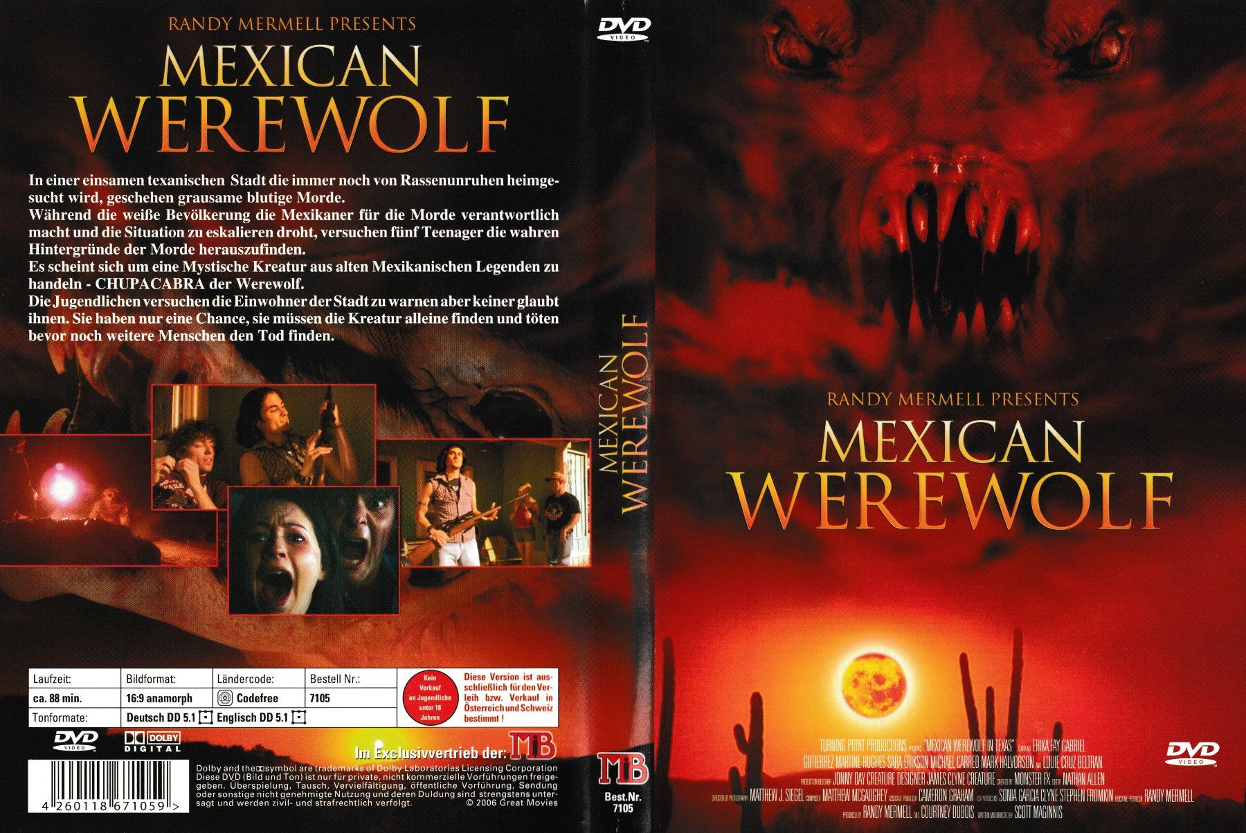Tutti i DVDs: DVD - Mexican Werewolf – Usato da Langnau am Albis venduto da MediaRescuerKeLoX