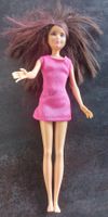 Mattel Barbie Skipper 2010 Kopf mit lila Haarstreifen Puppe