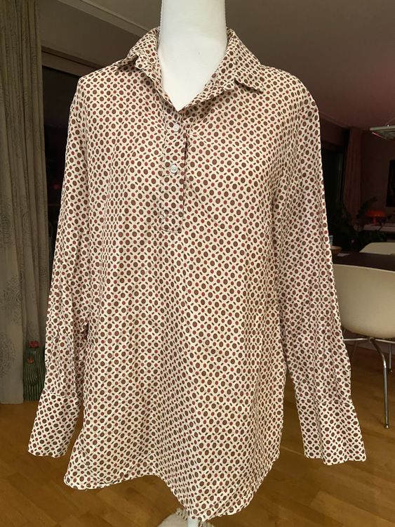 Chemisier Vintage SOMMERMAN – Taille 36/38 – Matière Polyester Genre Soie