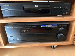 Pioneer  DVD Player DV-343 und Receiver VSX-D710S