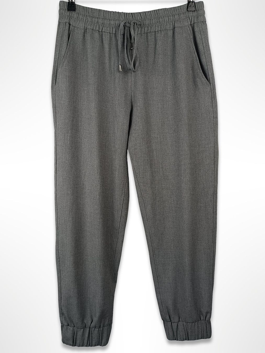 Zara Pantaloni: ZARA Stoffhose grau meliert Gr. M – Usato da Suhr venduto da Restwert_Suhr