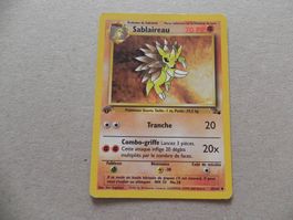 Pokémon Sammelkarte Sablaireau 1999-2000 VP Franz.1. Edition