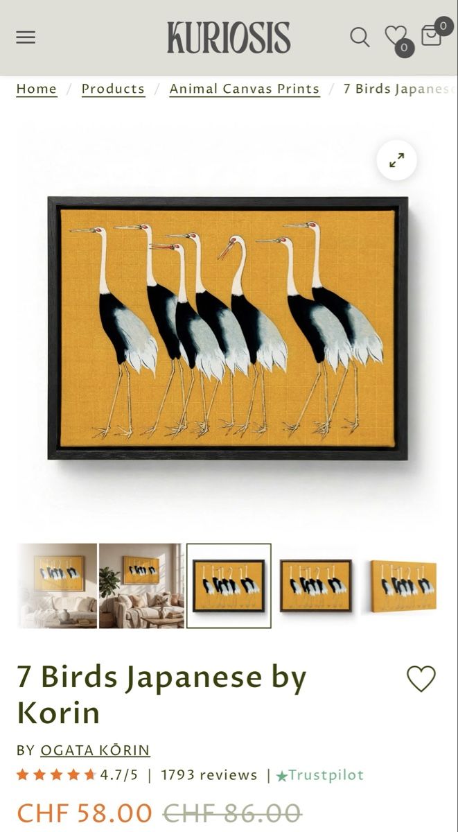 Ikea Bilderrahmen: Set 3 framed Canvas prints – Gebraucht aus Zürich von Jllamas1 1