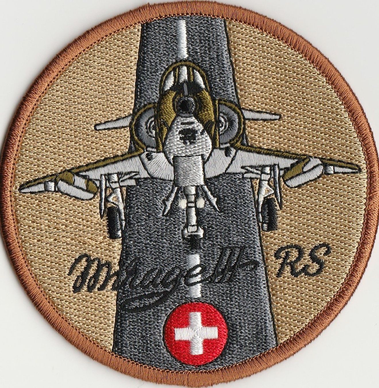 Schweizer Armee Placchette & Badge: Mirage II RS Flugzeug Start Schweizer Luftwaffe Klett Stoff – Nuovo (secondo la descrizione) da Emmenbrücke venduto da airplane47