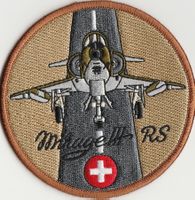 Mirage II RS Flugzeug Start Schweizer Luftwaffe Klett Stoff