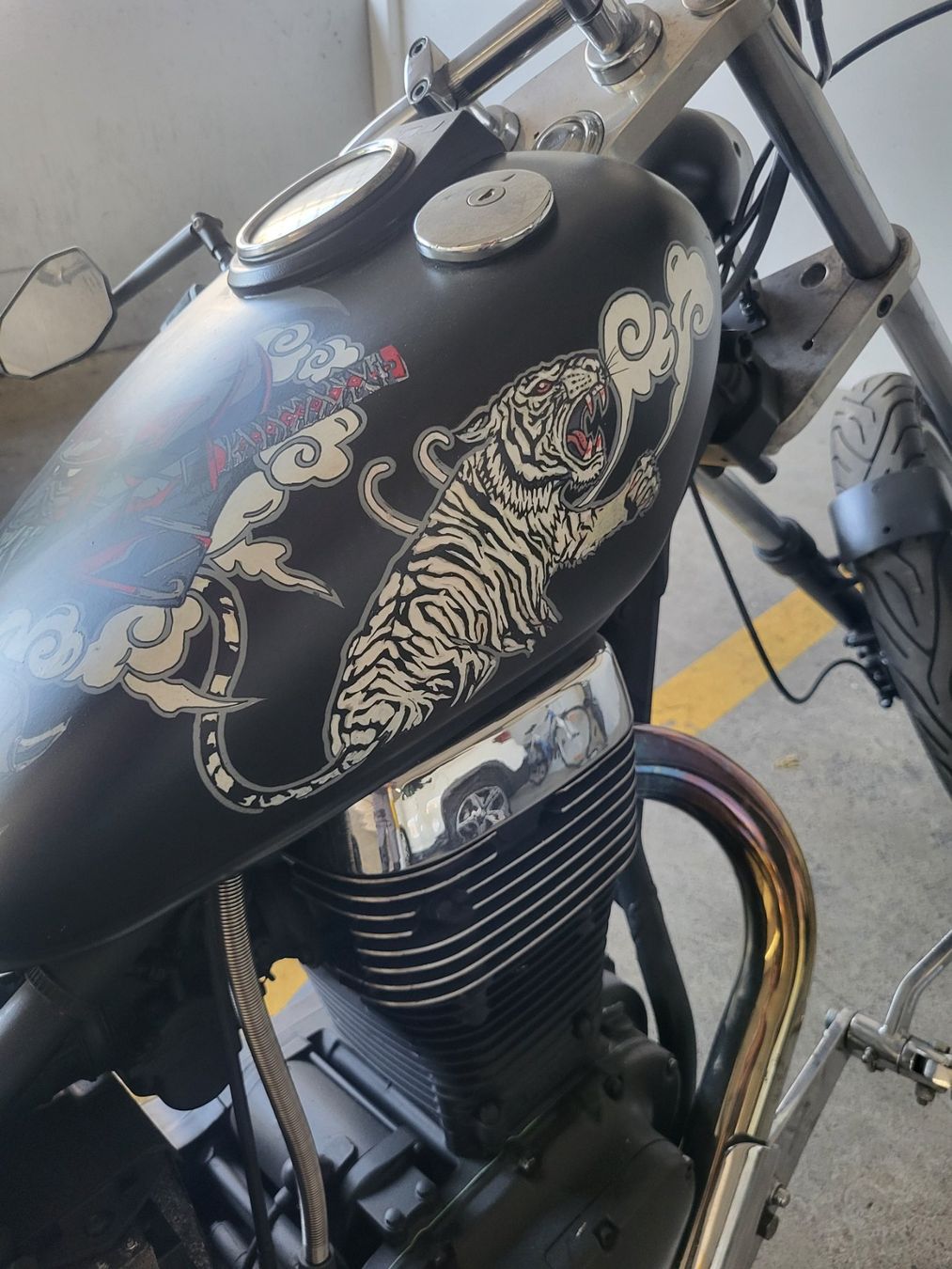 Suzuki Chopper: Suzuki LS 650 Savage Bobber Chopper Einzelstück Langgabel – Usato da Sommeri venduto da Skulljunior 5