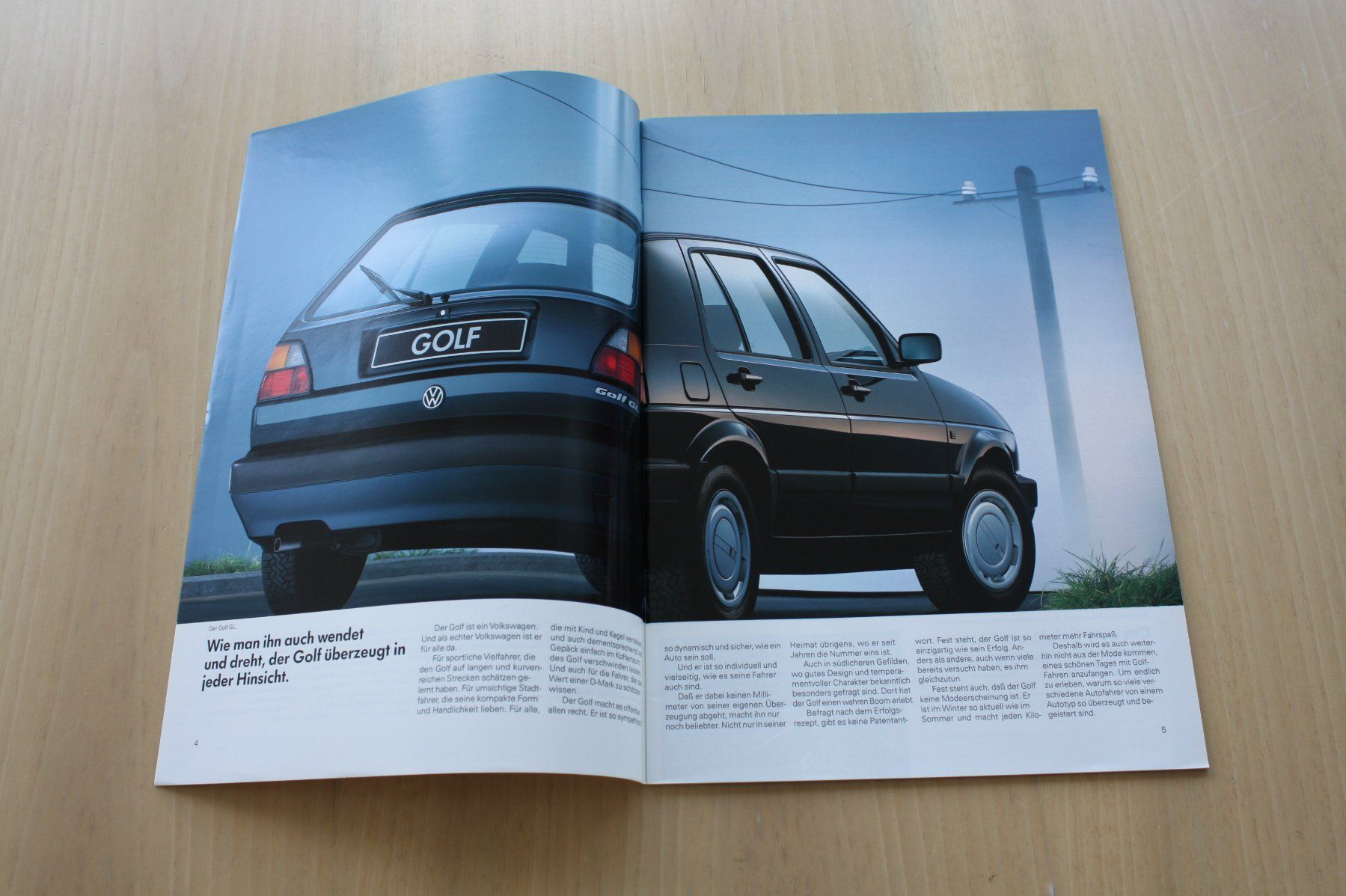 VW Documenti: VW Golf II Prospekt 8/1989 – Usato da Wikon venduto da erwin400 1