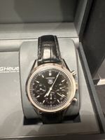 Edle Tag Heuer Carrera Herrenuhr mit Lederarmband!