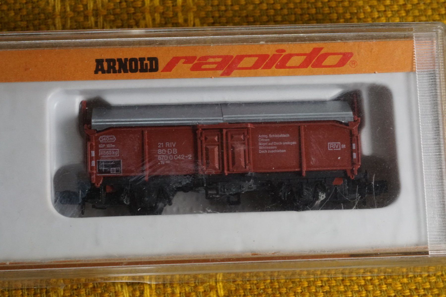Arnold Modellini di ferrovie: Schiebedachwagen Spur N – Usato da Gränichen venduto da iknow