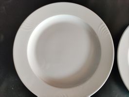 Bauscher Porzellan Gastro-Teller 27cm weiss Carat mit Randmu