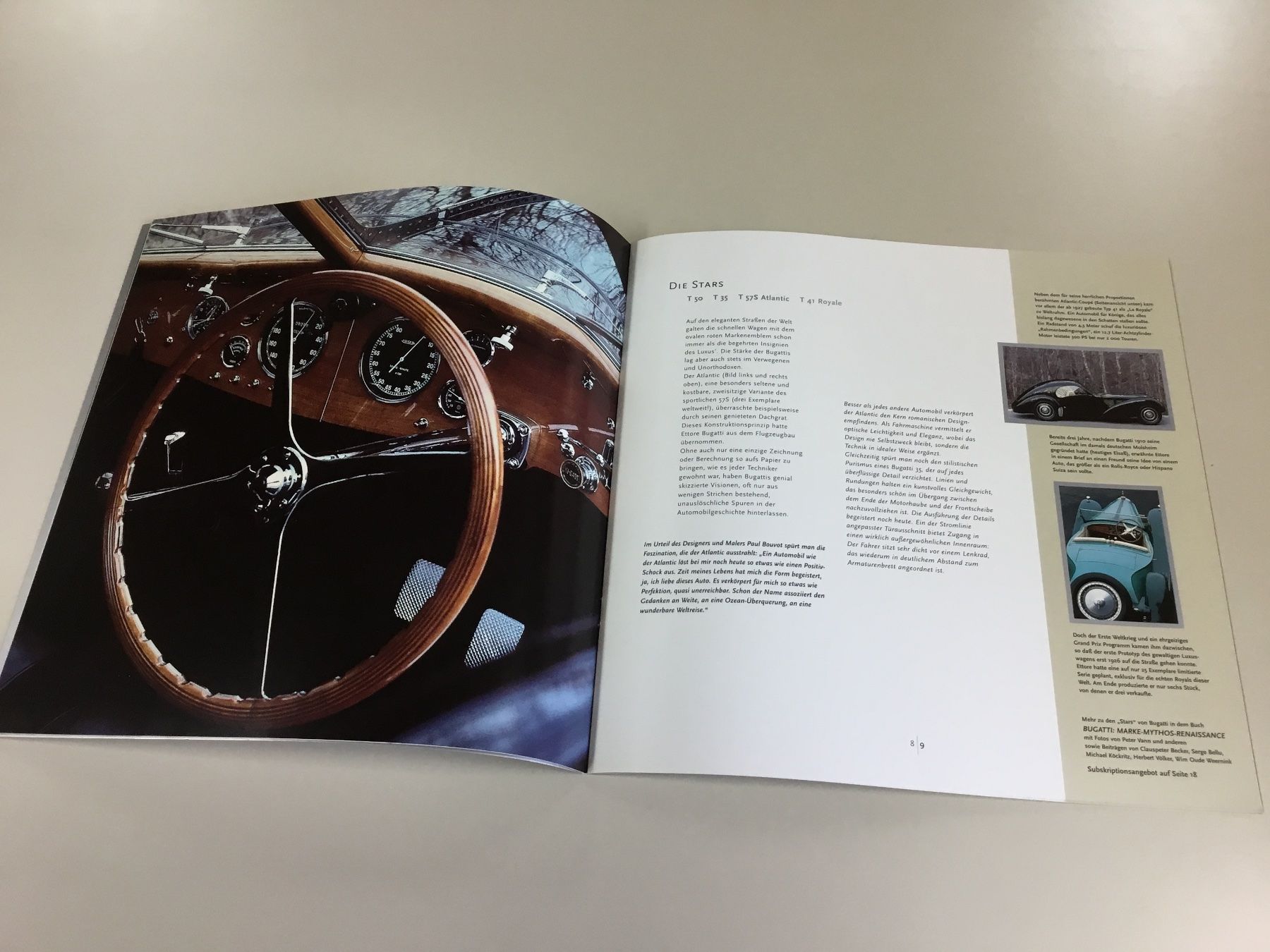 Bugatti Dokumente: Bugatti Prospekt – Gebraucht aus Brigerbad von dendo123 1