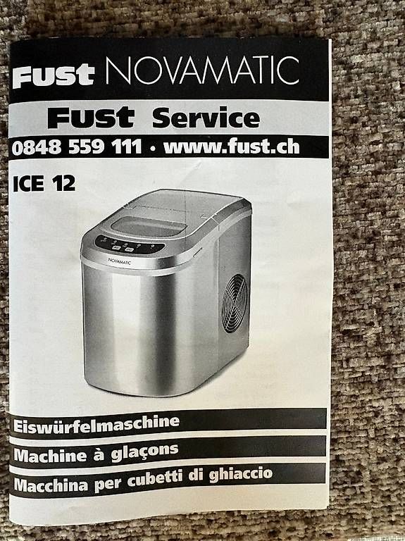 Elettrodomestici da cucina: Machine à glaçons NOVAMATIC ICE 12 – Nuovo e nell'imballaggio originale da Moudon venduto da Lnic 1