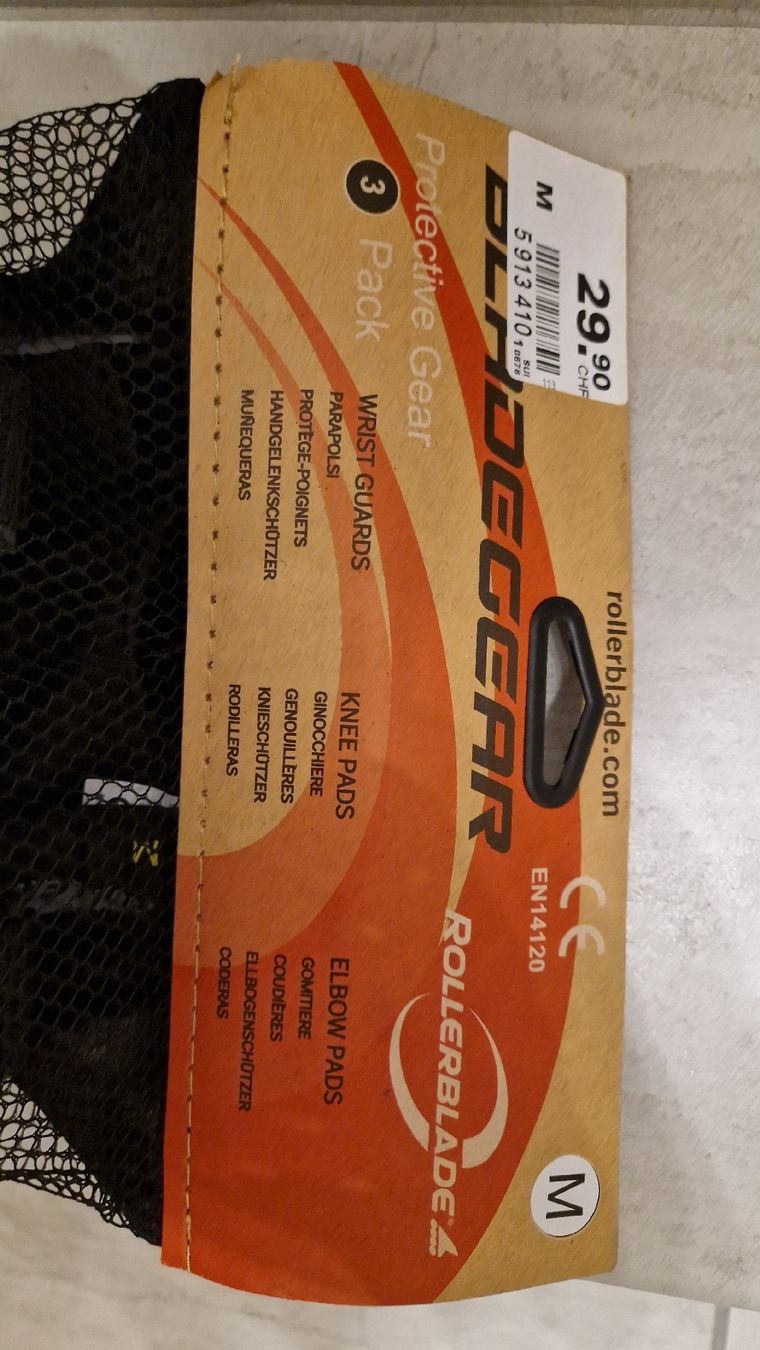 Schutz & Schoner: Protektoren-Set für Inline Skating. Protective Gear Set – Neu und originalverpackt aus Gachnang von Tschuli8547 1