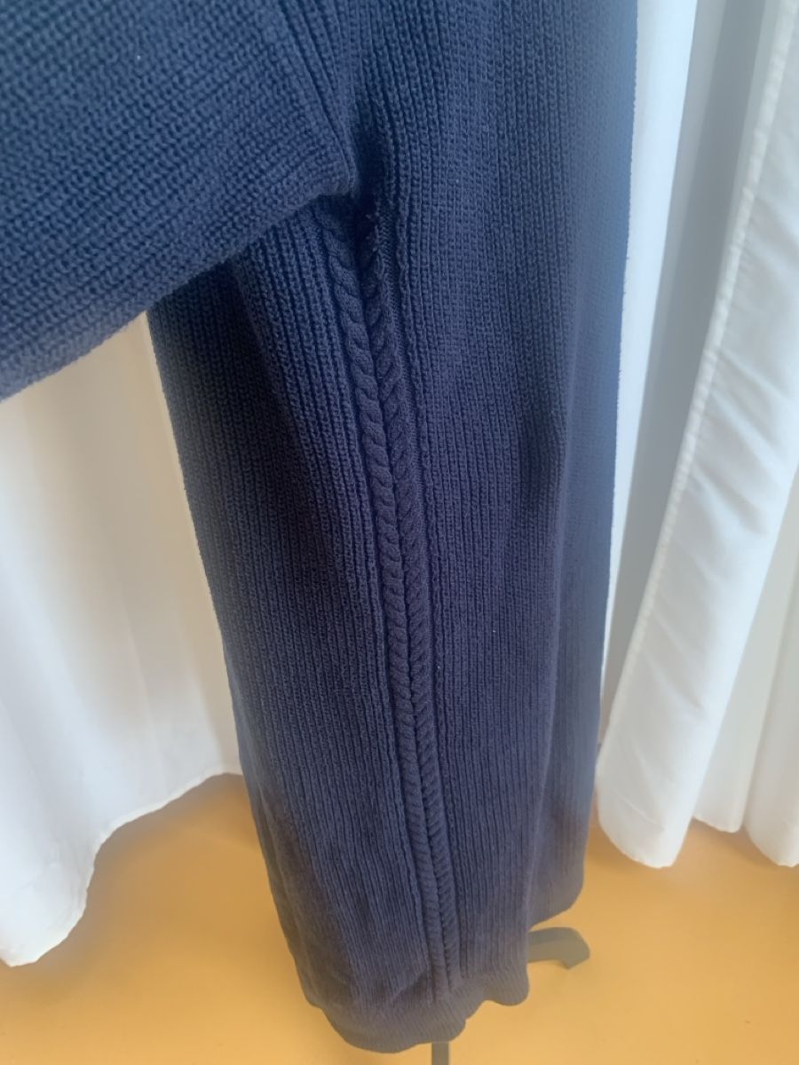 Tommy Hilfiger Kleider: Tommy Hilfiger Pullover Kleid dunkelblau Grösse L – Gebraucht aus Rain von 11. 2