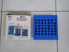3 Reisespiele "Drei in einem" / "Domino" / "Uno"