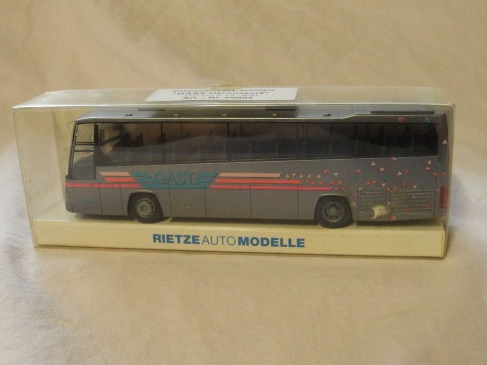 RIETZE NR. 69904 VOLVO BUS GAST UTZENSTORF 1:87 MIB (Neu und ...