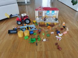Playmobil Bauernhof mit Traktor (6867) Set 