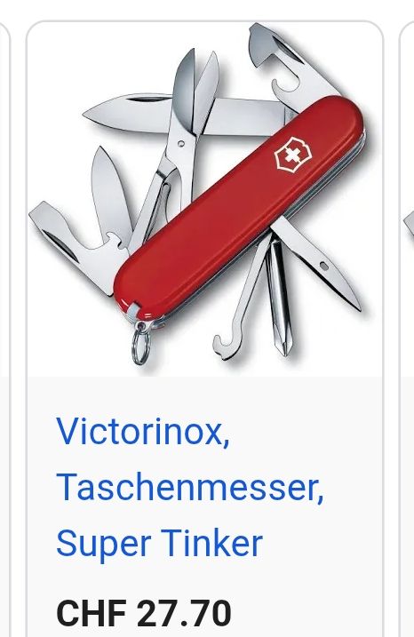 Victorinox Coltelli tascabile: Victorinox Super Tinker top Zustand – Usato da Bäch SZ venduto da BirdyTheBird 2