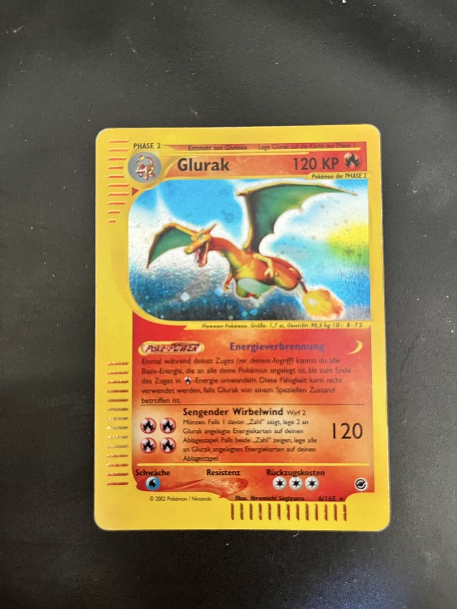 Pokémon Carte collezionabili: Charizard (Glurak) Expedition 6/165 Holo – Usato da Bern venduto da chris3012