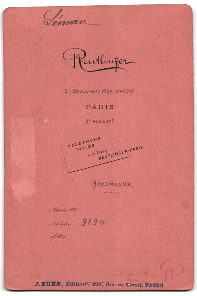 Fotografie & Manifesti: Fotografie Reutlinger, Paris, Boulevard  – Usato da Berlin venduto da bartko-reher 1