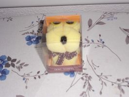 Handtuch Hündchen gelb (Grösse L20 x B20 cm)
