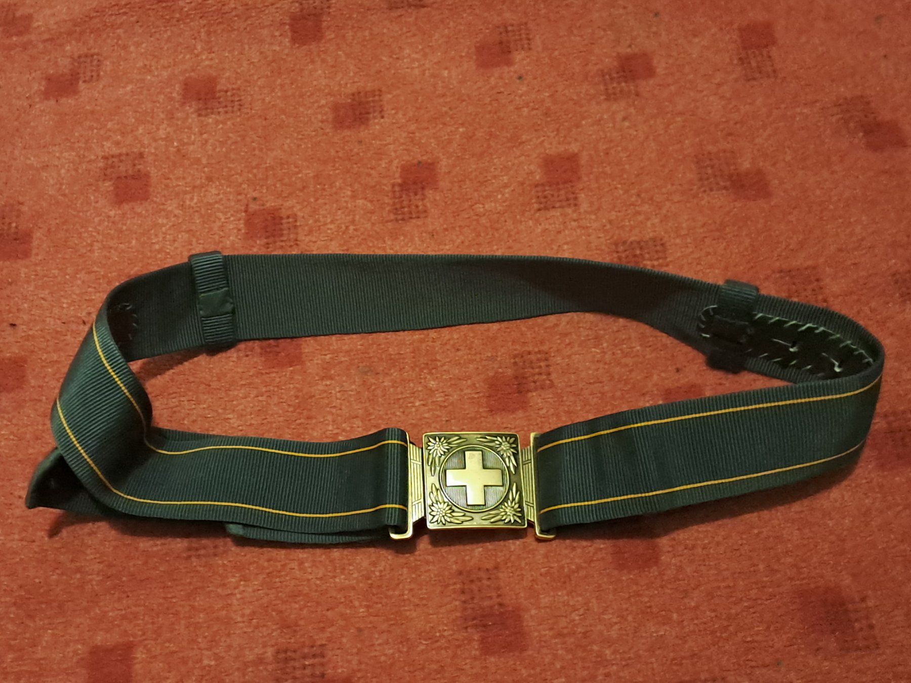 Schweizer Armee Uniformen: Offiziers Ausgangsgurt,  Grösse 90 cm – Gebraucht aus St.Gallen von Infanteriewerk 1