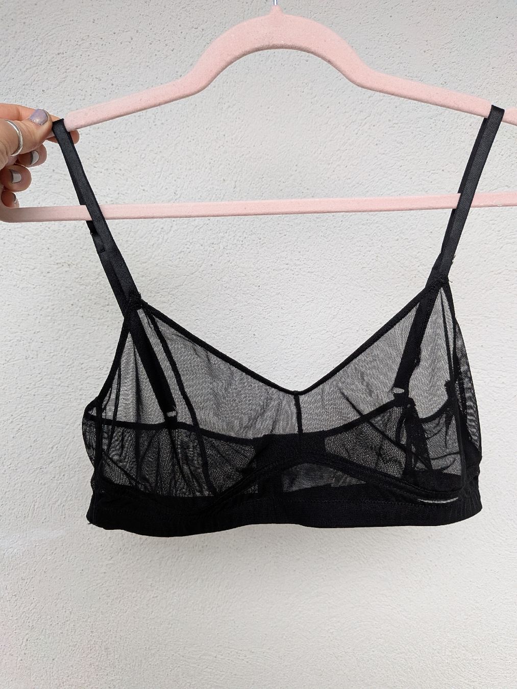 Sonstige Unterwäsche: Schwarz transparenter BH – Gebraucht aus Bern von dun 3