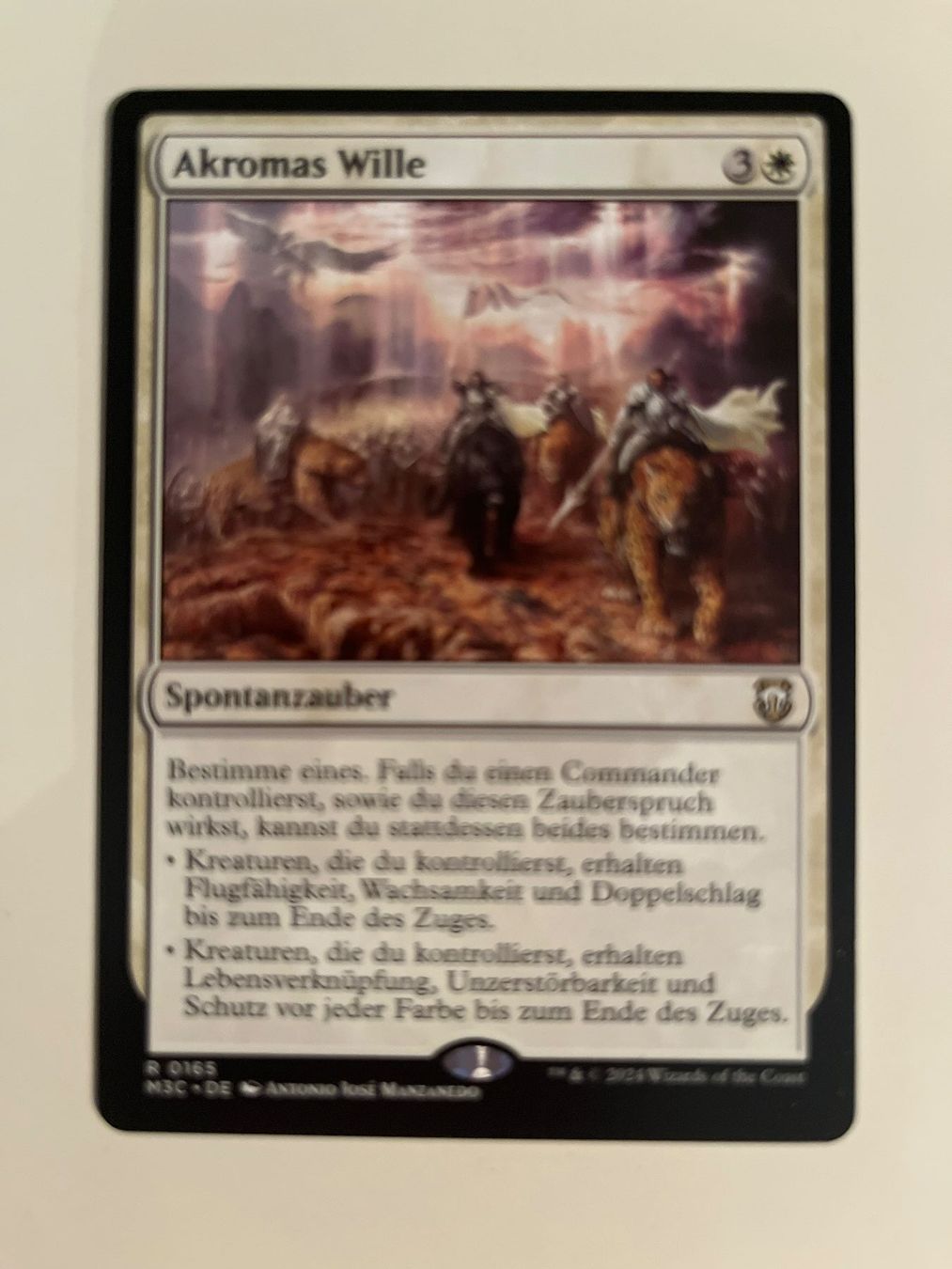 Magic The Gathering Carte collezionabili: 1 x Akromas Wille - Magic: The Gathering - MtG – Usato da Kriens venduto da Shadi1980
