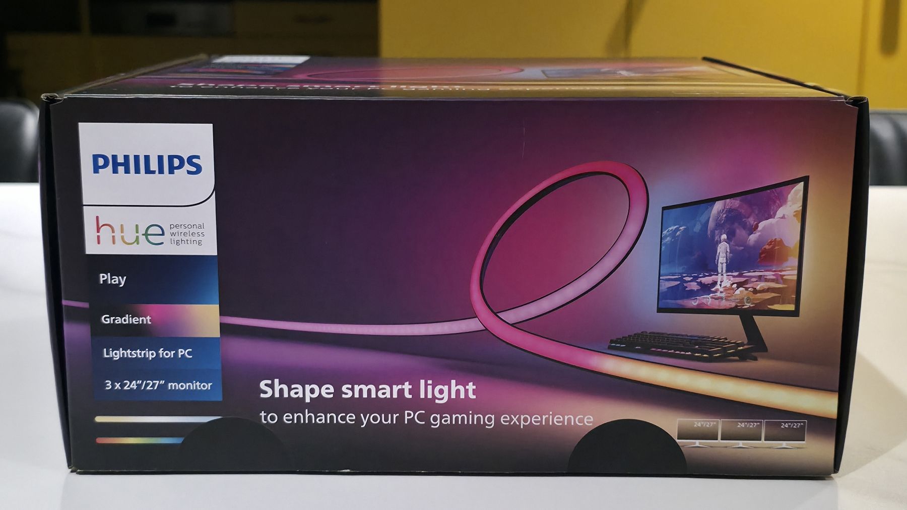 Philips Lampade: Philips Hue Gradient Lightstrip PC 3x 24/27" – Nuovo e nell'imballaggio originale da Lengnau BE venduto da darkangel94 3