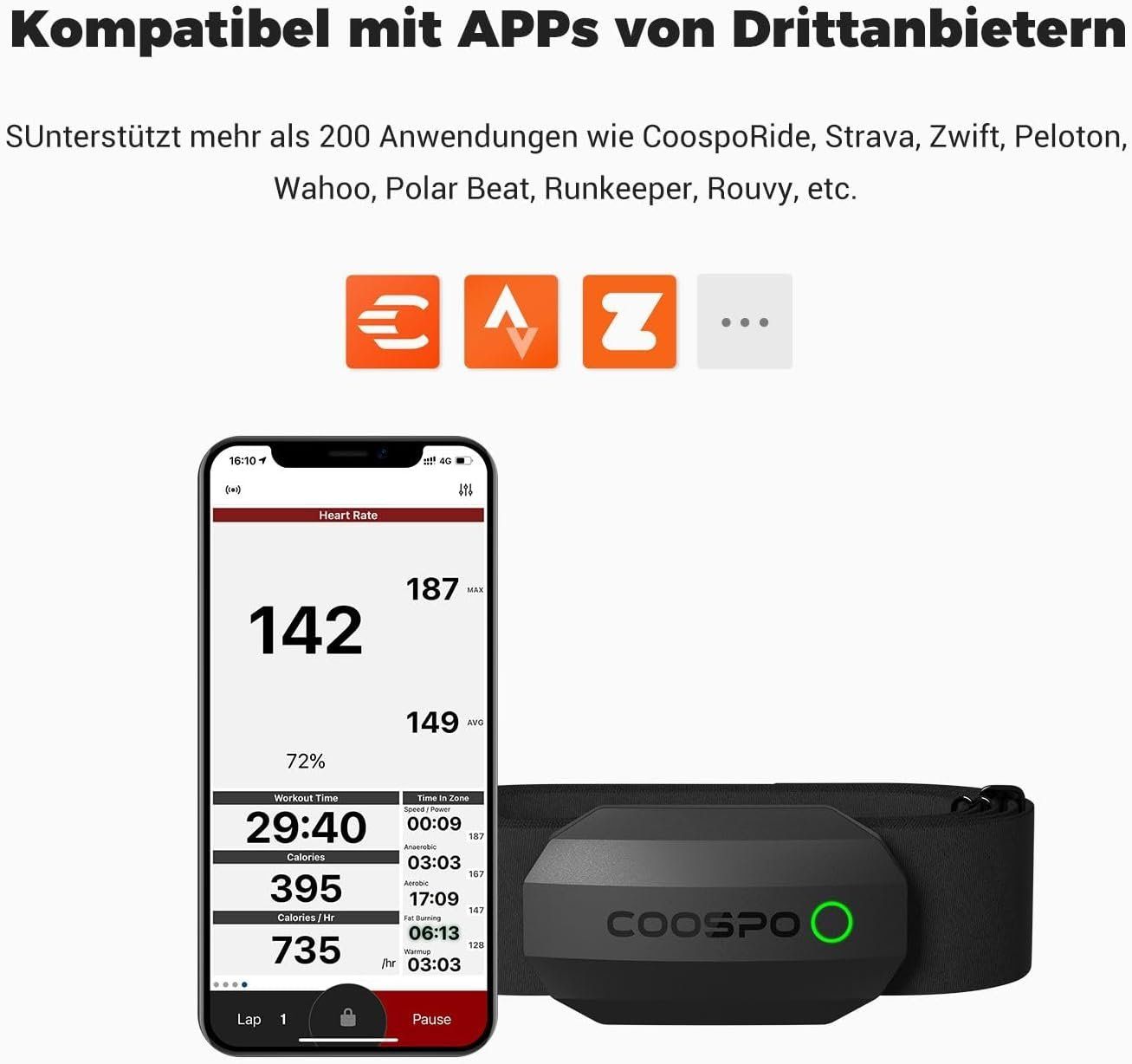 Attrezzature mediche: Brustgurt Herzfrequenzmess Sensor ANT+/Bluetooth – Nuovo e nell'imballaggio originale da Geneve venduto da Titi2008 3