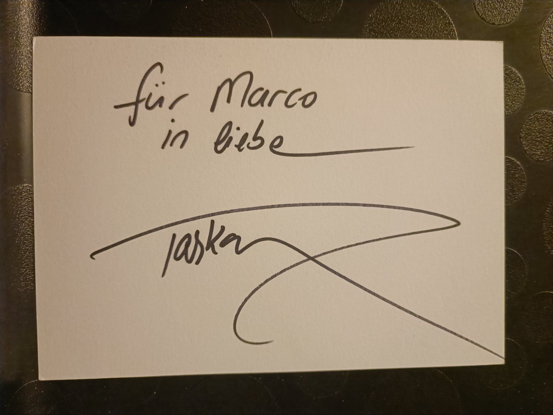 Autogramme: Tarkan - handsigniert – Gebraucht aus Menziken von Artographs