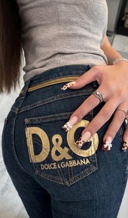 Dolce Gabbana Jeans Low Waist Vintage D&G