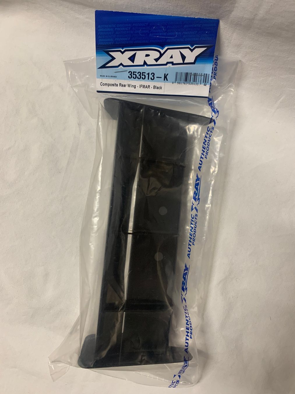 Modellismo RC: XRAY Heckspoiler IFMAR schwarz – Nuovo e nell'imballaggio originale da Dornach venduto da Hofleur