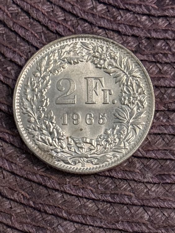 Bague En Pièce De Monnaie - 2 Francs Suisse En Argent - Anneau Simple - Neuf Avec étiquettes