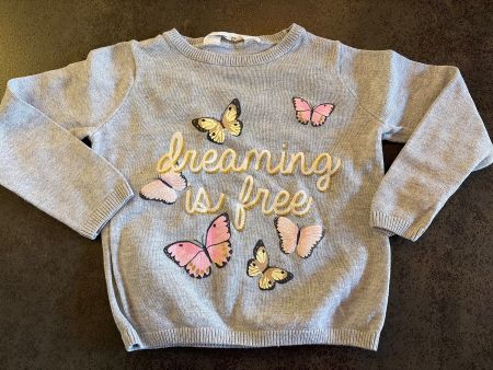 Süsser H&M Pullover, Gr.86 , mit Schmetterlingen🦋