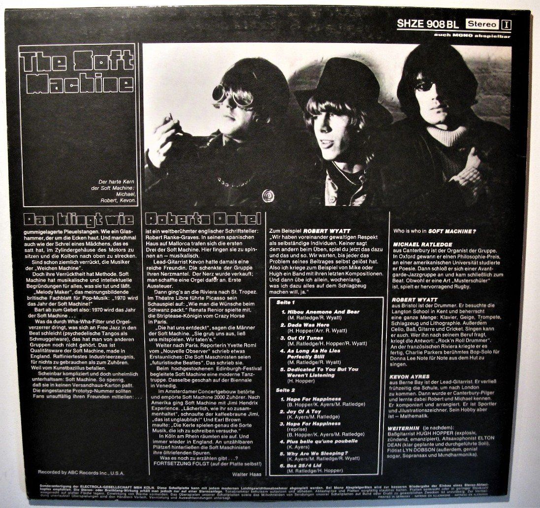 Vinyles: SOFT MACHINE "Soft Machine" LP IN VG++/EX   SPECIAL EDITION! – D'occasion à Monthey par Pingmub 2