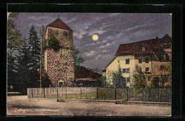 Zofingen, Pulverturm mit Strasse bei Vol