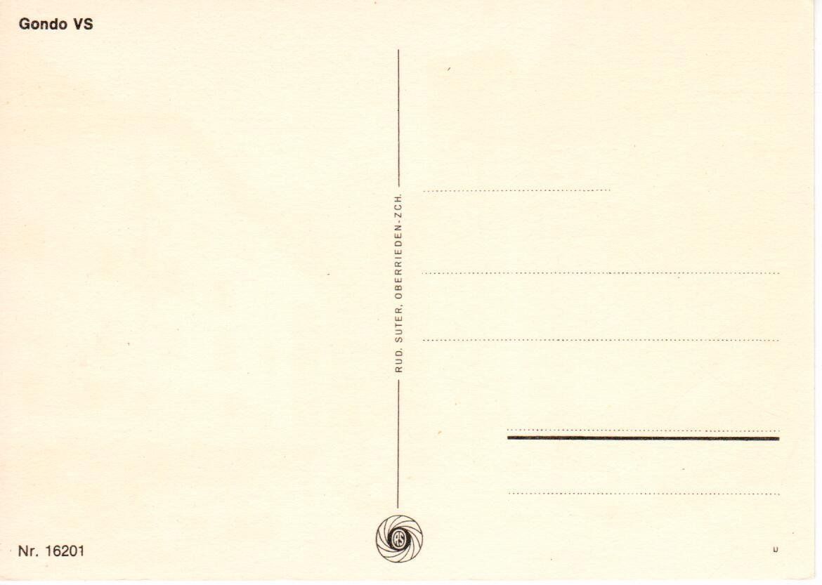 Cartoline postali: Gondo – Usato da Wolhusen venduto da Curver9 1