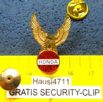 HONDA MOTO LOGO ADLER 2NÖÄGEL-SCHMUCK-PIN MIT SECURITY-CLIP
