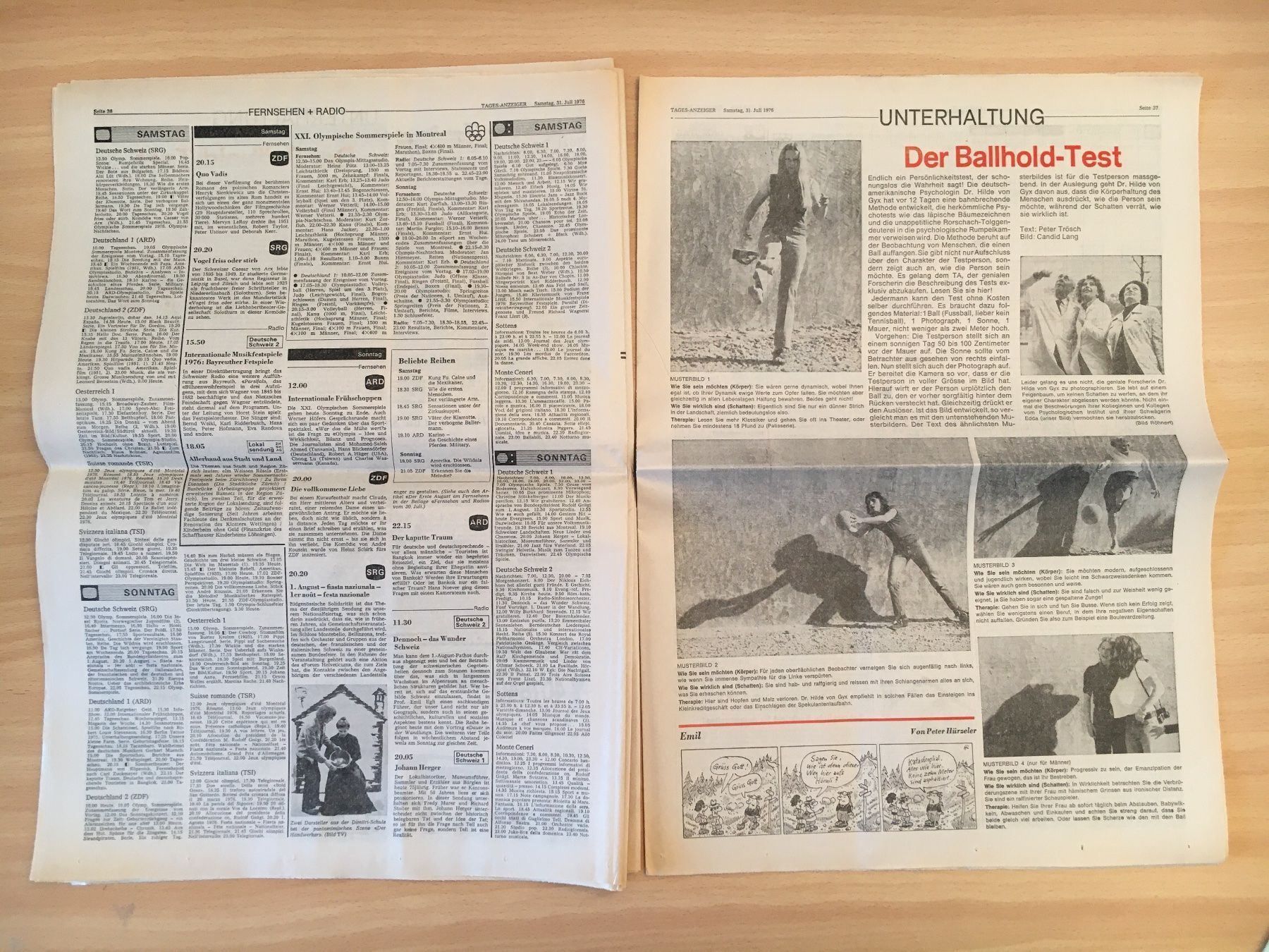 Zeitschriften & Magazine: Tagesanzeiger vom 31. Juli 1976 – Gebraucht aus Luzern von Jiggy_8898 9