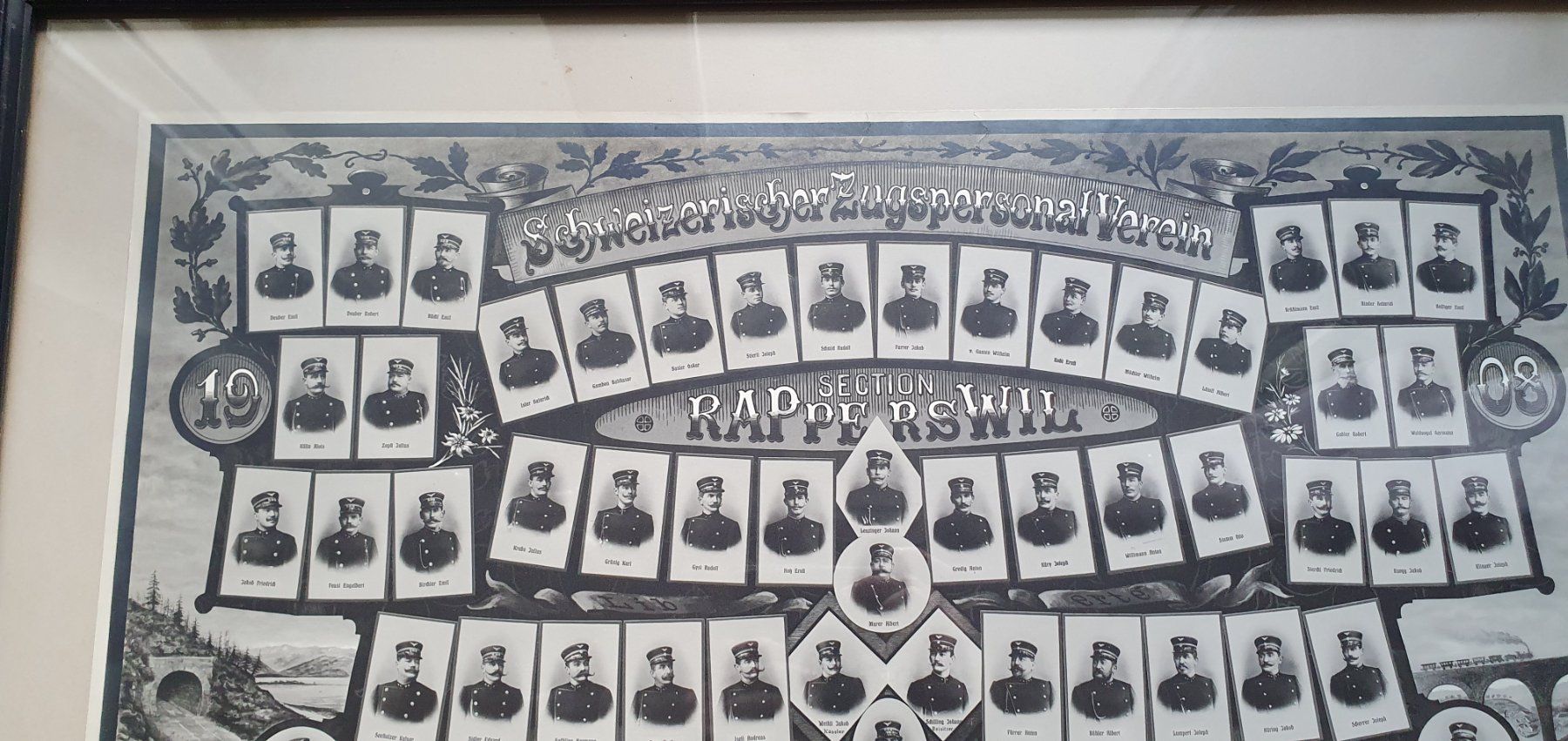 Poster & Bilder: Bild 1908 - Schweizerischer Zugspersonal Verein Rapperswil – Gebraucht aus Kreuzlingen von Rschweiz1 6