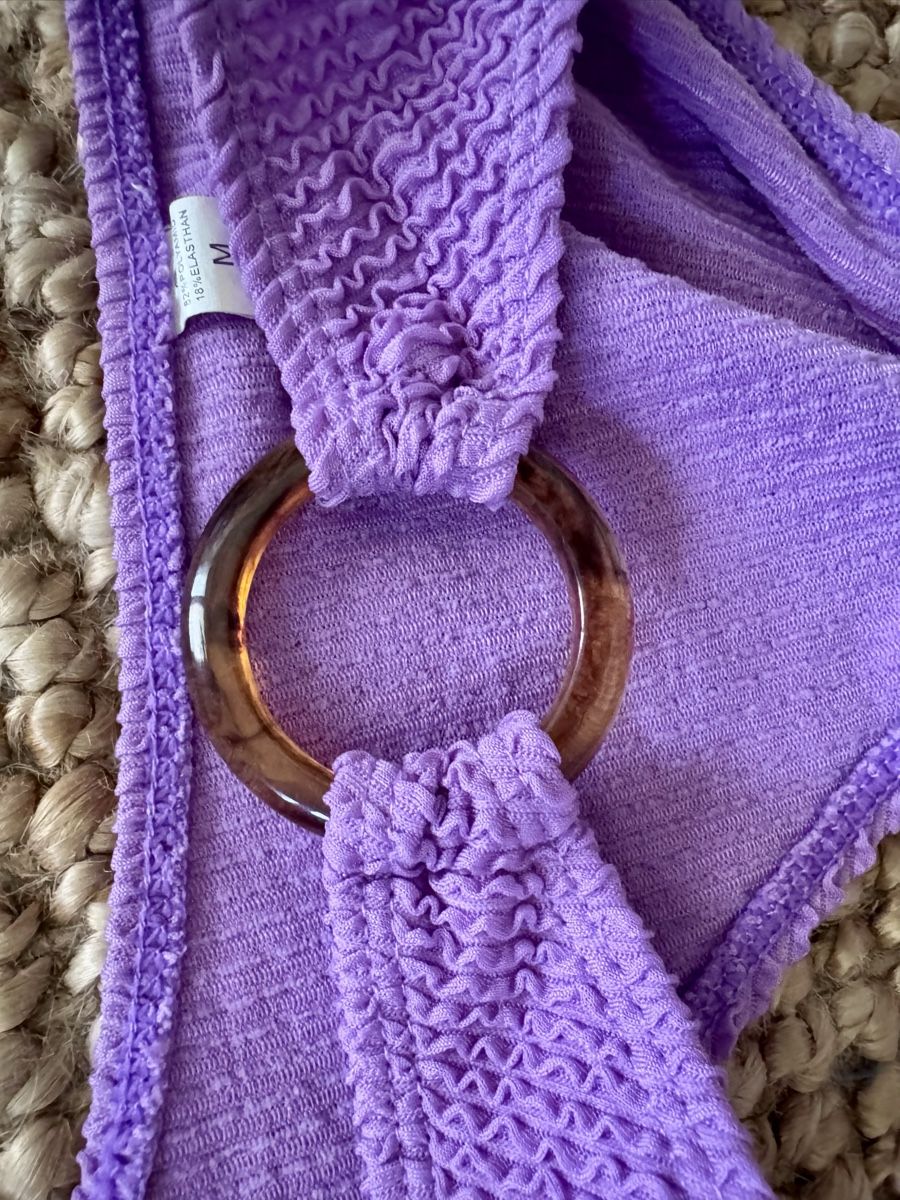 Costumi da bagno & Bikini: Lila Bikini Gr M, Ring-Detail, , neu – Nuovo (secondo la descrizione) da Zollikofen venduto da AureusManus 2