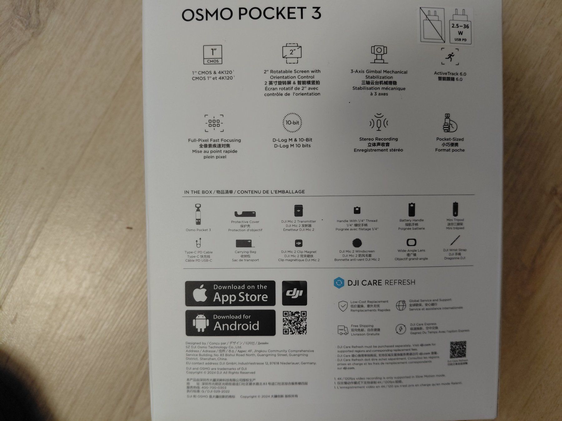 Action Cam: DJI Osmo Pocket 3 Creator Combo neuwertig – Neuf (Voir description) à Wattwil par rot_s7jy 4