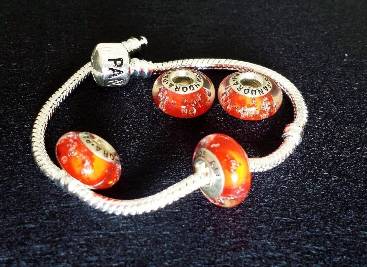 Perle (finte): Rote Glasperle – Nuovo (secondo la descrizione) da Langenthal venduto da flowersNbirds 5