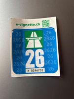 Autobahnvignette 2026 neu