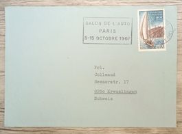 TR69 Enveloppe + Timbre France 1967