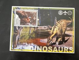Kongo Block Dinosaurier 2002 gest.  (A3)