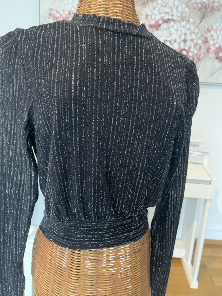 Camicette: Glitzer-Bluse mit Rückenausschnitt, XS – Usato da Solothurn venduto da Bobesch08 6
